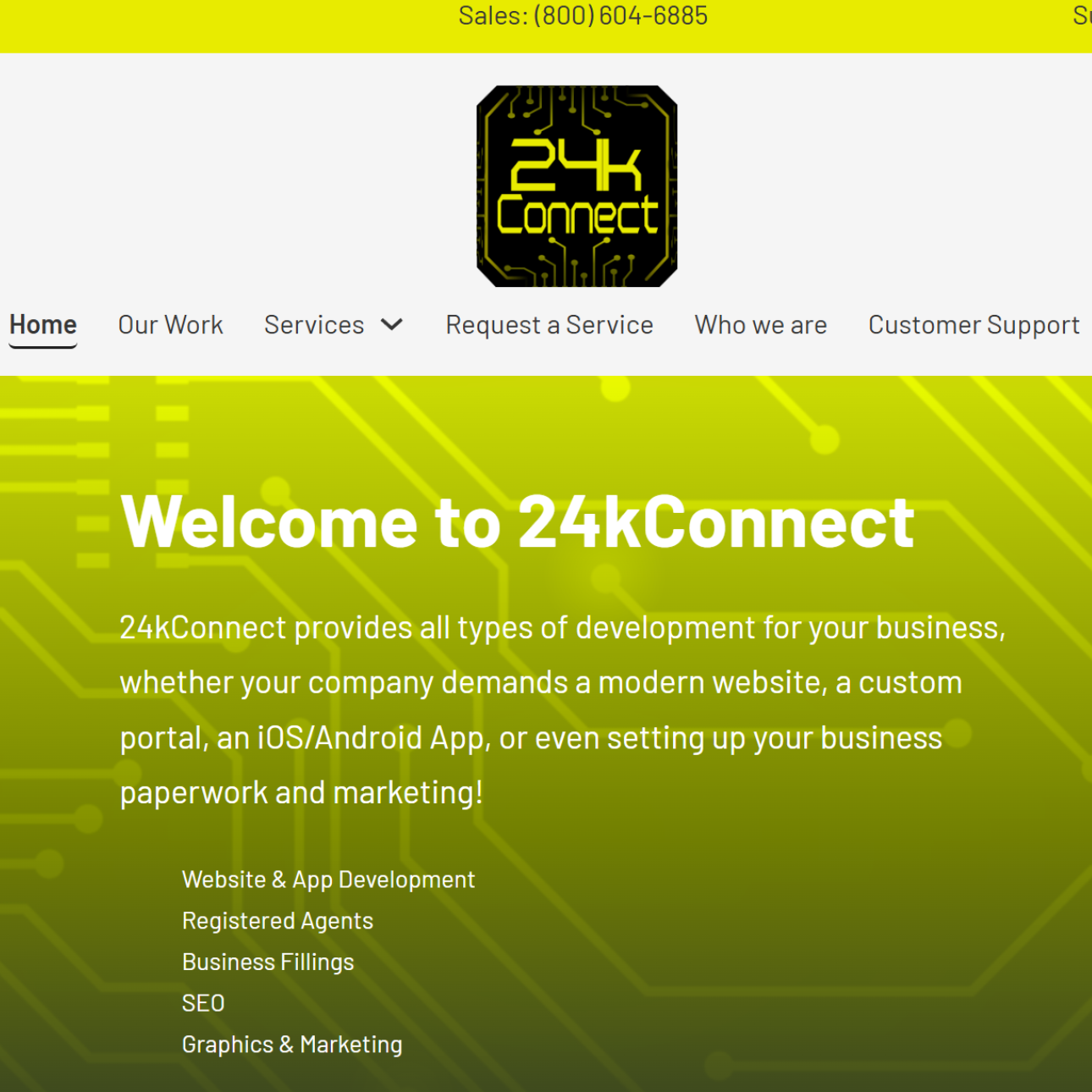 24kConnect Website by Morad Elbarmil