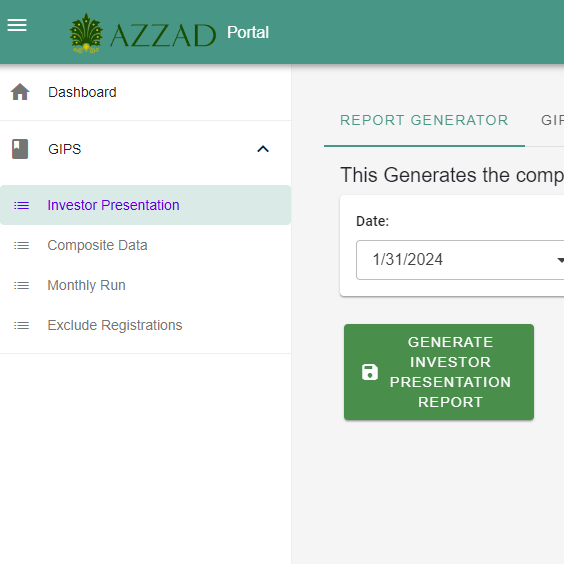 Azzad Gips Admin Portal by Morad Elbarmil